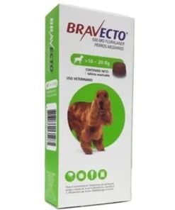 Bravecto de 10 a 20 kg. (caja x 1 pastilla)