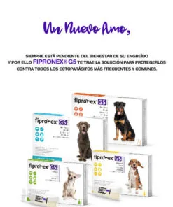 Alternative view of Fipronex (pipeta - caja de 5 unidades)  De 10 a 20 kg.
